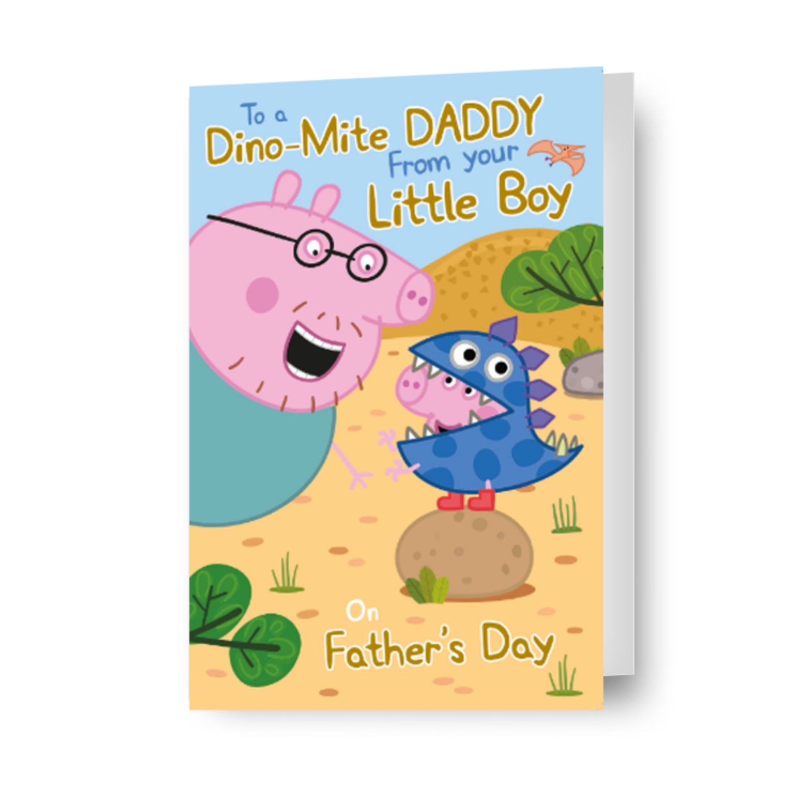 Peppa Pig Father's Day Card 'from Your Little Boy' Official Product