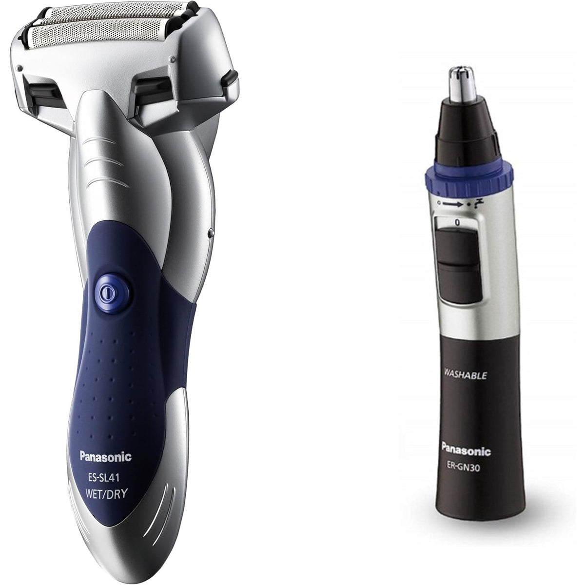Es-sl41 + Er-gn30 Shaver & Facial Hair Trimmer Set | Black
