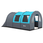 Camping Tent, 3000mm Waterproof Family Tent For 5-6 Man | Gray