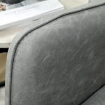 Two-seater Sofa, Modern Small Sofa With Solid Wood Legs | Grey