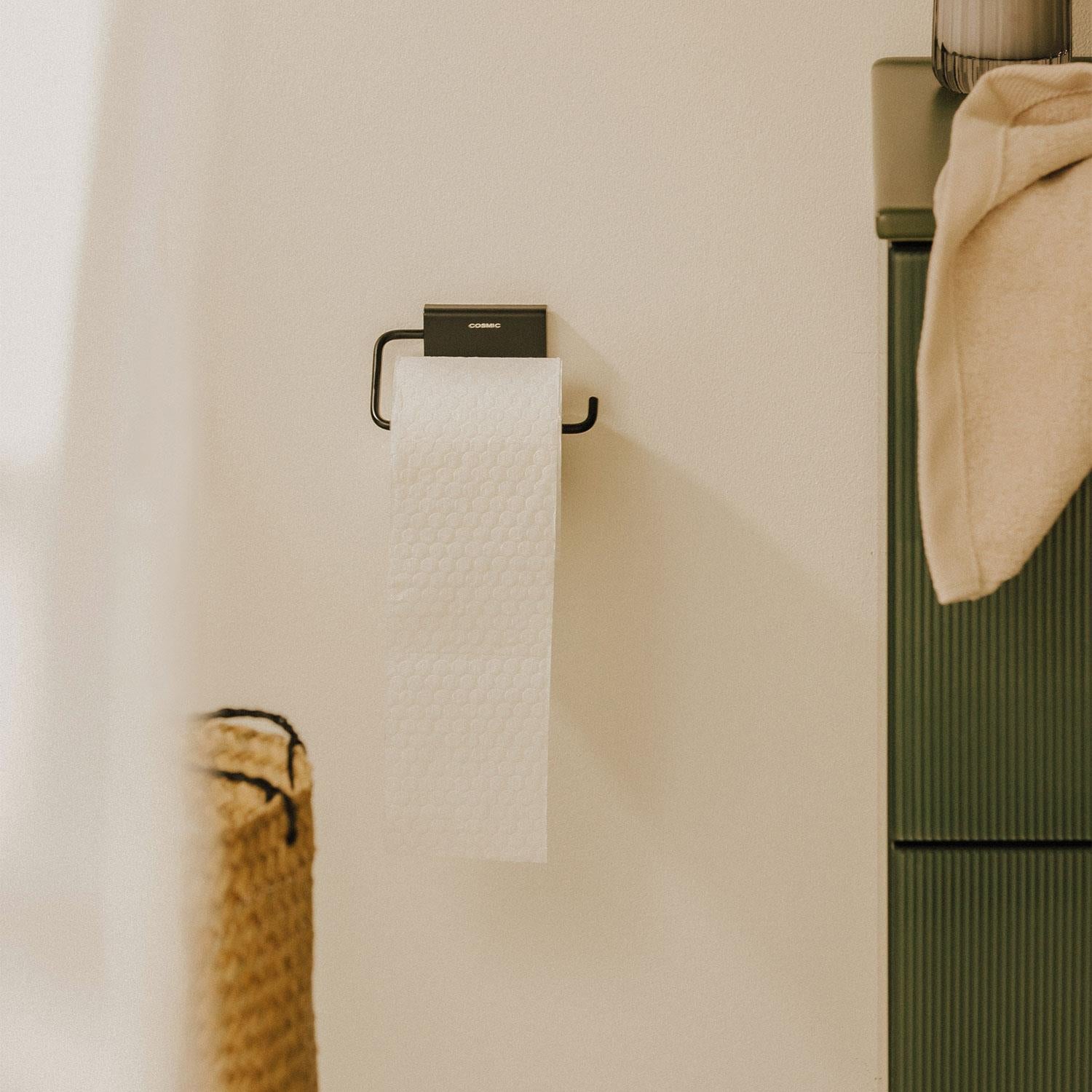 Toilet Roll Holder Screw-in/self-adhesive Chrome Silver Next Collection