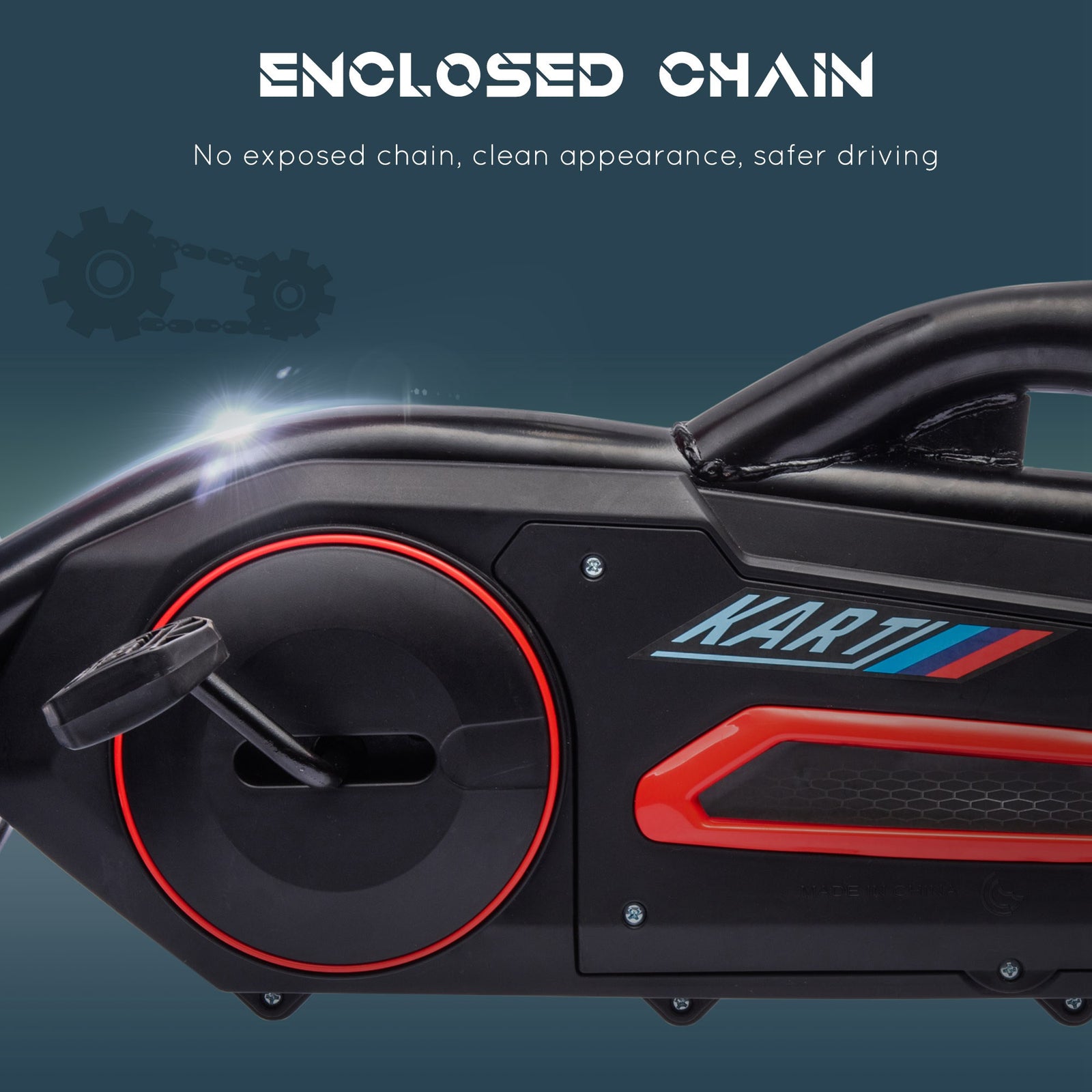 Pedal Go Kart W/eva Tyres, Handbrake | Red