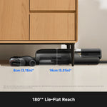 MOVA M10 Air Wet & Dry Vacuum Cleaner, 20,000Pa Suction, 60-Degree Hot Air Brush-Drying System, 180-Degree Lie-Flat Design