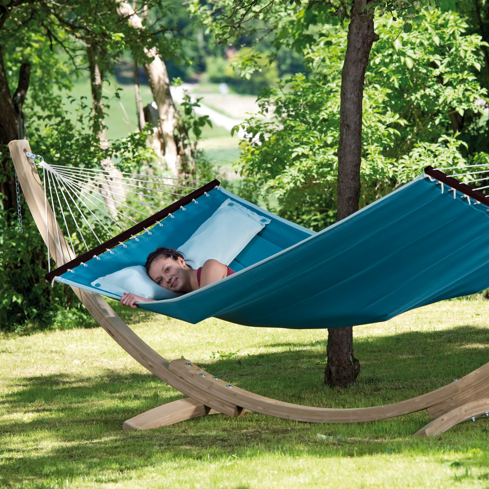 American Dream Double Garden Hammock - Petrol