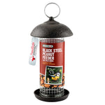 Steel Small Peanut Feeder | Black