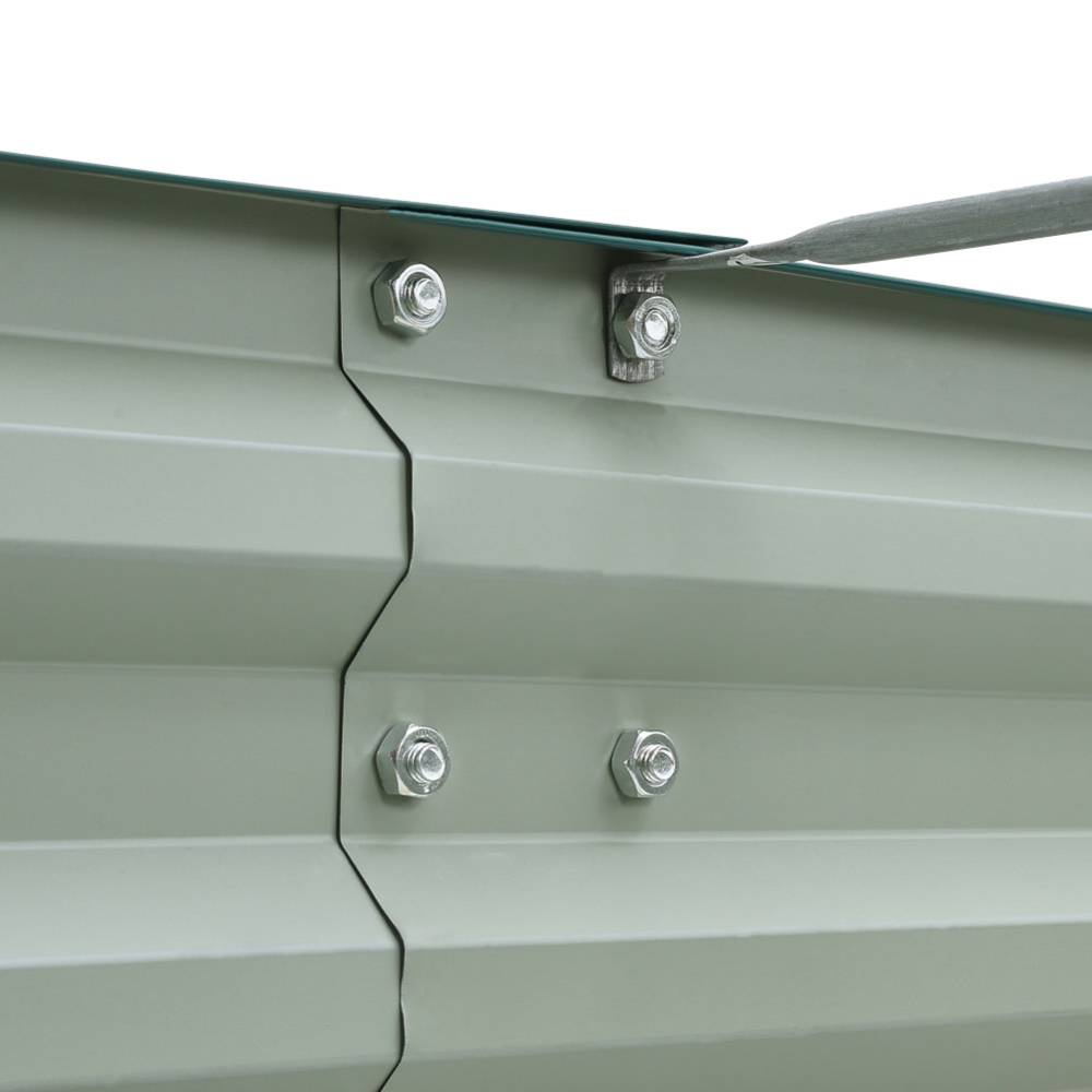 Rectangular Raised Garden Bed Raised Planters For Garden Outdoor | Dark Green