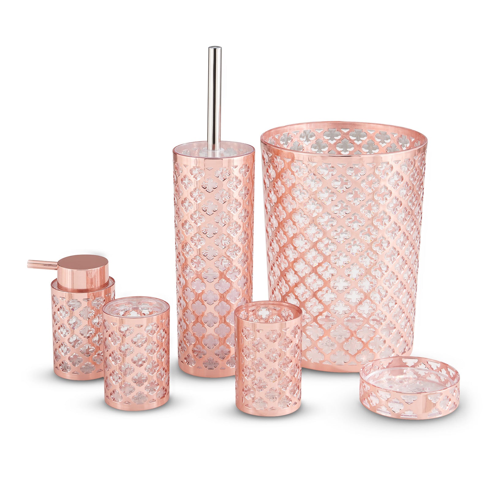 Bathroom Set - Rose Gold