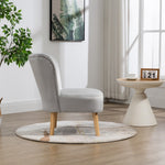 Arezza Velvet Accent Chair | Silver