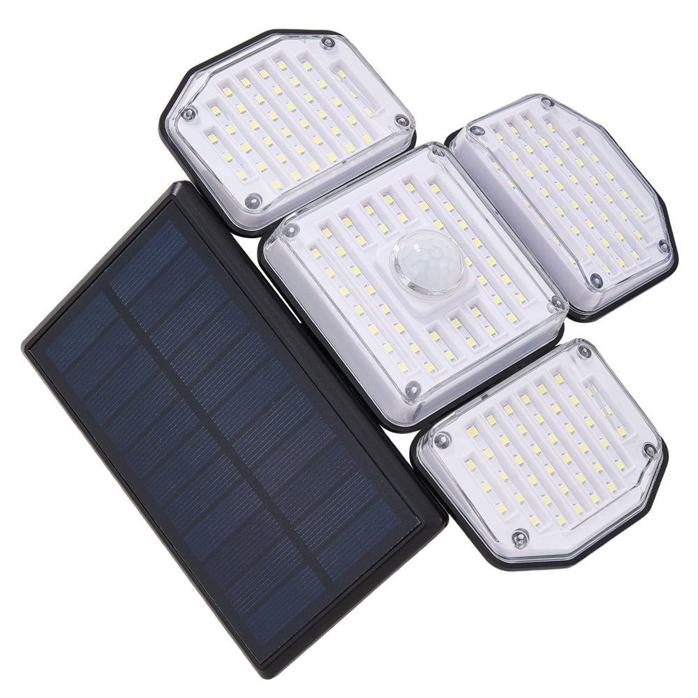 Solar-powered Led Wall Light – Ip65 Waterproof, Motion Sensor, 120° Detection Angle, Auto On/off – Outdoor Lighting For Walls, Gates, And Pathways | Large