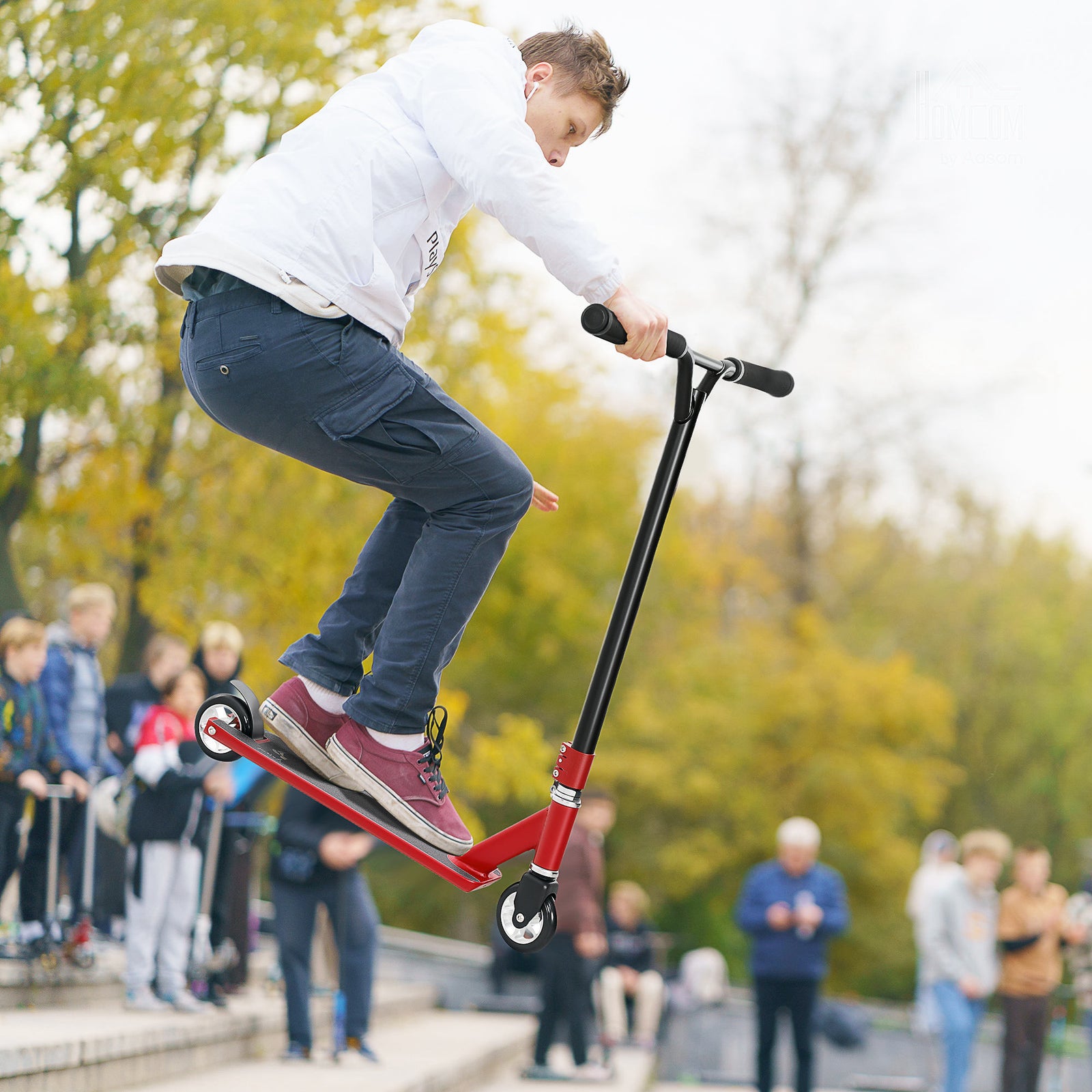 Stunt Scooter, Aluminium Deck, Abec 7 | Red