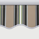 Easy Fit Ascot Awning - Green And Beige | 3m | Ascot (Green and Beige)