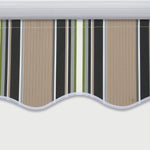 Easy Fit Ascot Awning - Green And Beige | 3.5m | Ascot (Green and Beige)