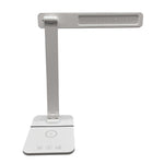 Touch Control White Desk Lamp With Wireless + Usb Phone Charger