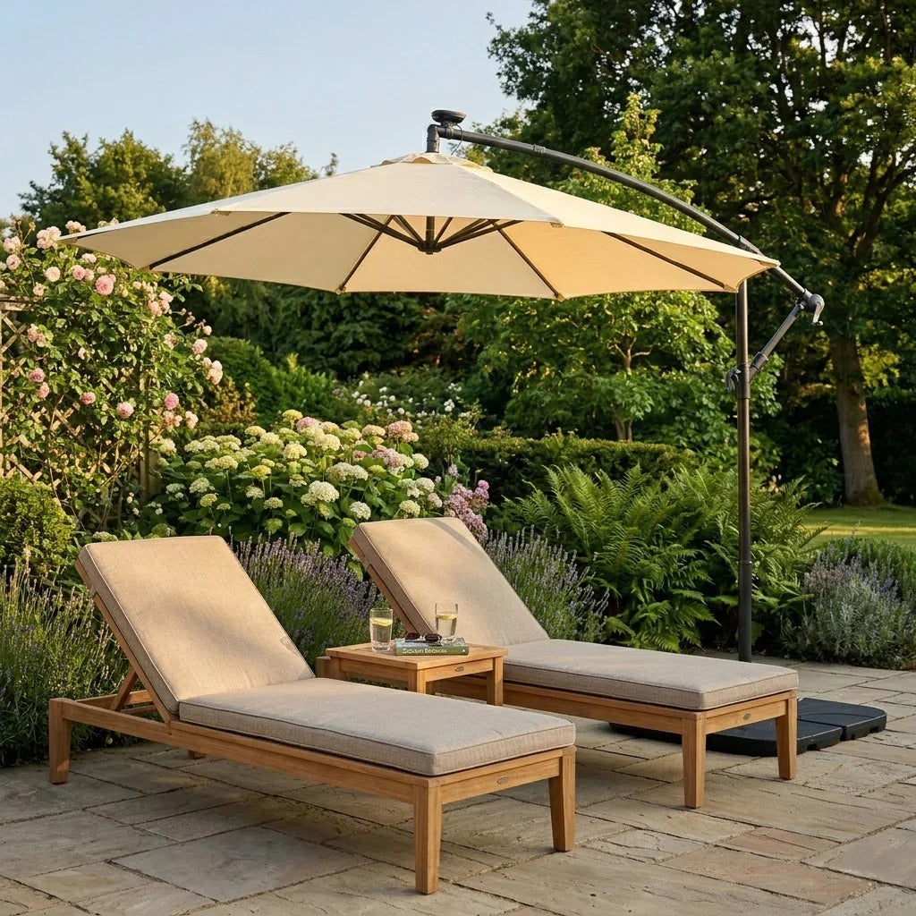 Cantilever Parasol 3m | Cream