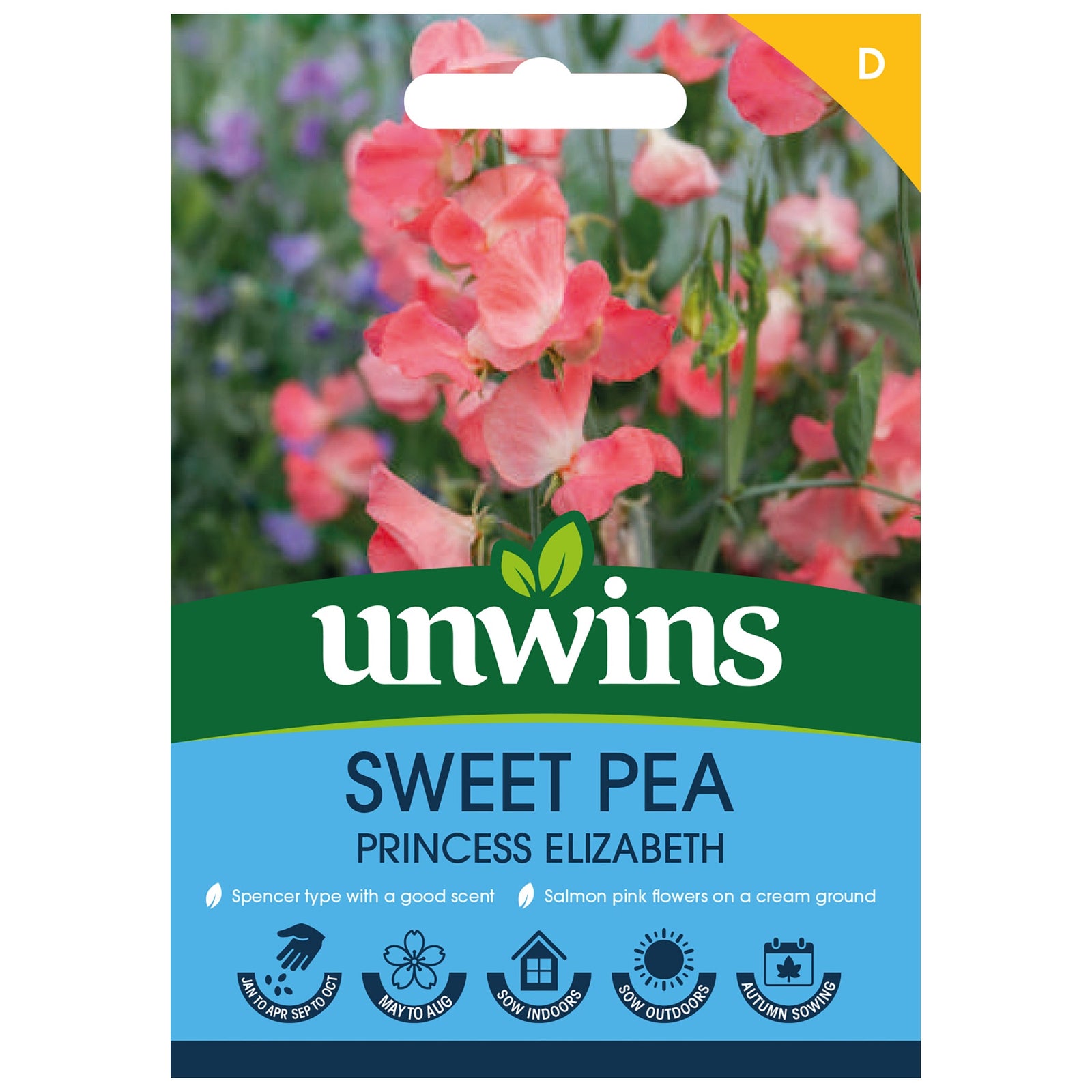 Sweet Pea Princess Elizabeth Spencer-type Seeds | 21 Seeds