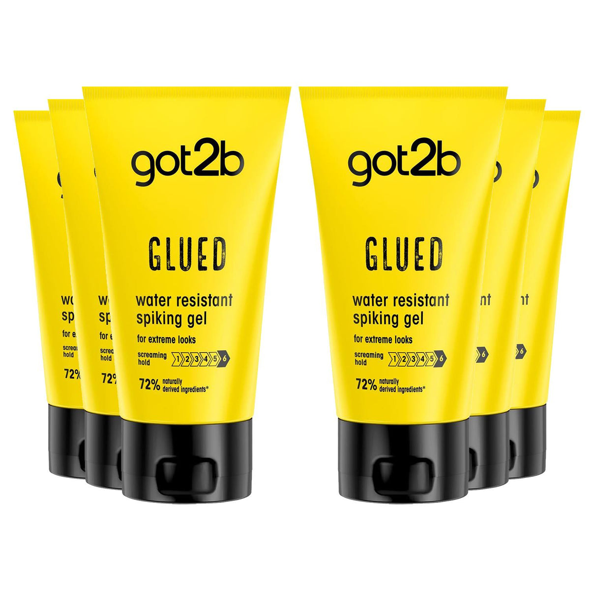 Glued Water Resistant Spiking Glue, 6 Pack Of 150ml