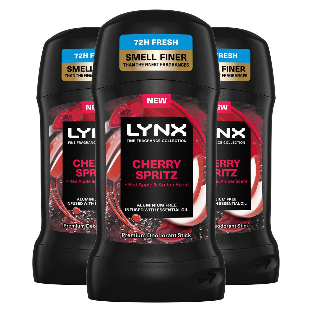 Deodorant Stick Cherry Spritz With 72hrs Freshness 50ml, 3 Pack | Set of 3