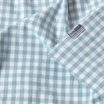 Cotton Gingham Check Throw | 150cm x 200cm | Blue