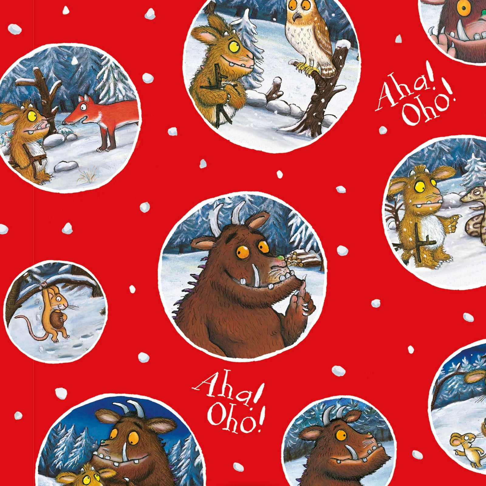 Christmas Wrapping Paper 2 Sheets & 2 Tags