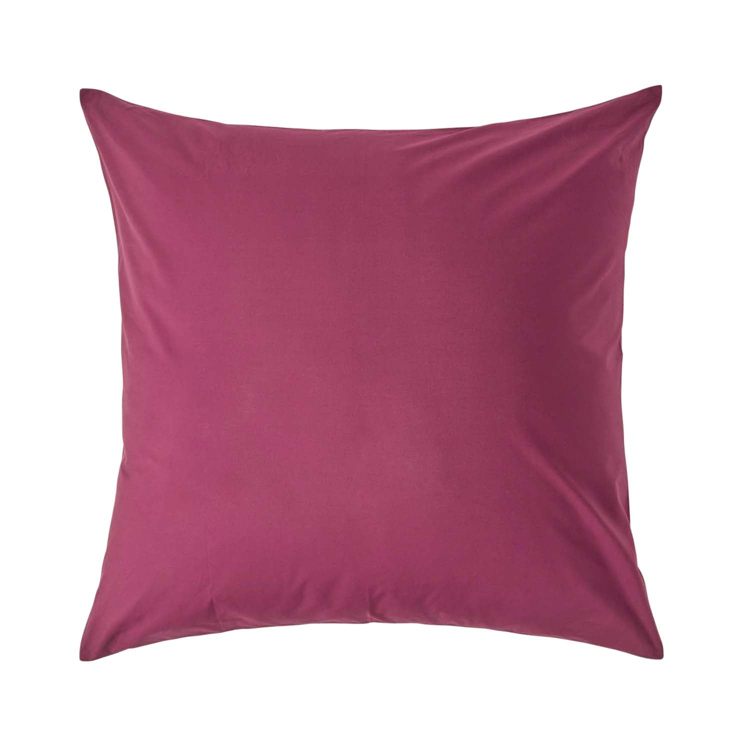 Continental Egyptian Cotton Pillowcase 200 Tc | 80cm x 80cm | Plum