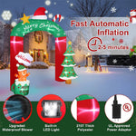 2.7m Christmas Blow-up Archway Inflatable Model Decoration