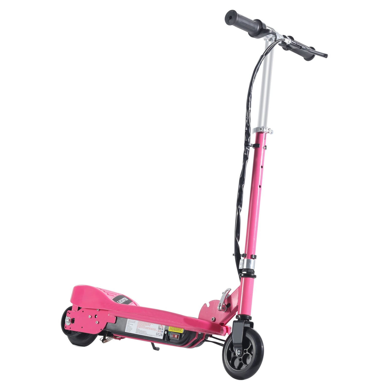 Folding Kids Electric Scooter For 7-14 Adjustable Battery Power | Pink