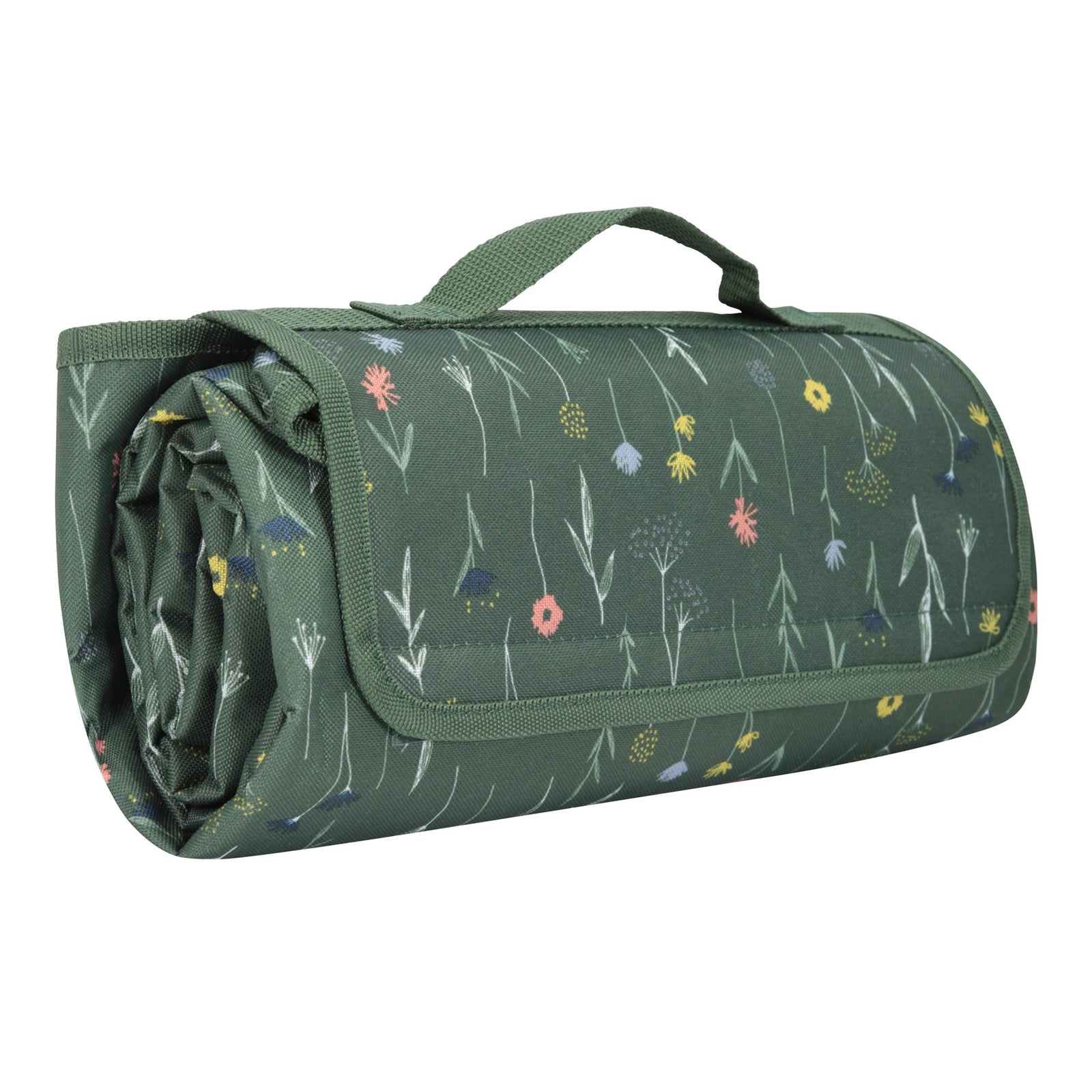 Flowers Picnic Mat | One Size | Olive