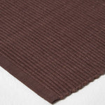 Cotton Plain Pack Of 2 Placemats | 50cm x 30cm | Chocolate