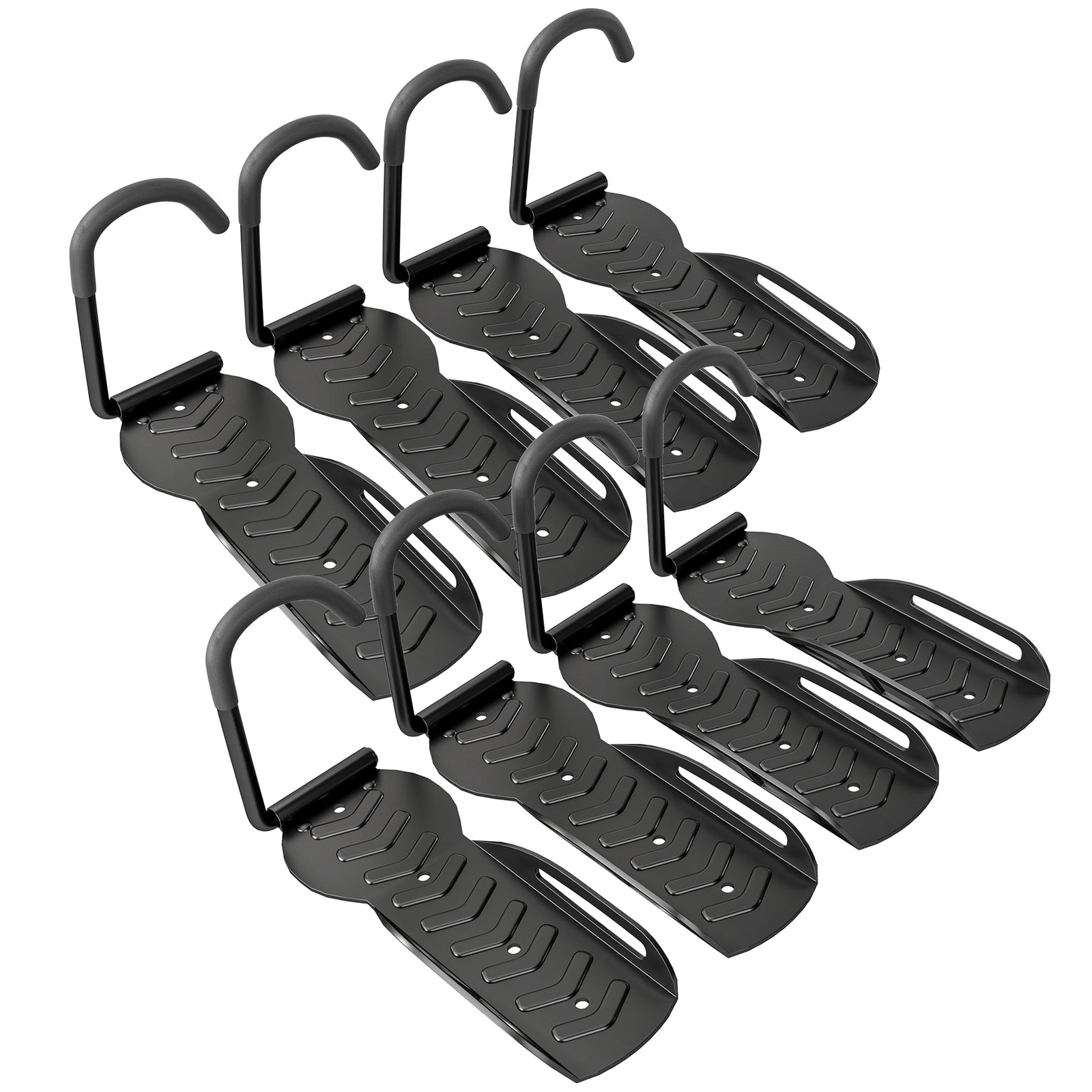 8 Pack Bike Rack, Wall Mounted Bike Hooks For Garage