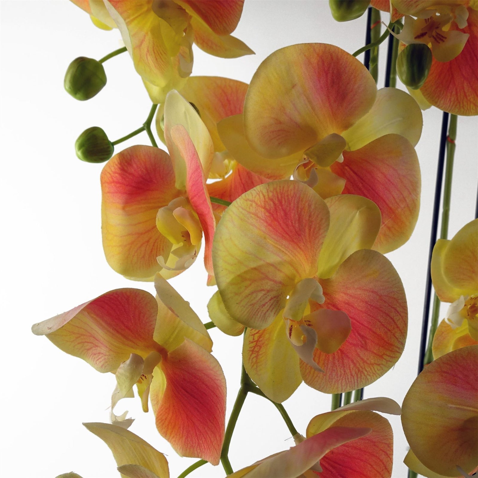 110cm Artificial Yellow Orchid Plant Artifcial Real Touch Flowers