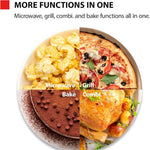 23l 4-in-1 Smart Combination Microwave Oven With App Control– Microwave, Grill, Air Fry & Convection Baking | White