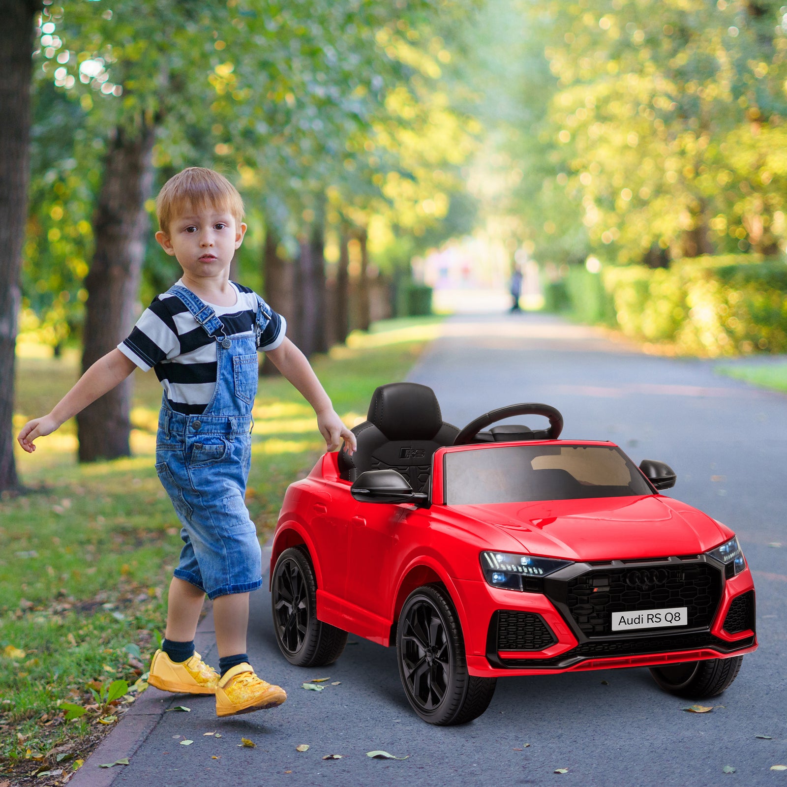 Audi Rs Q8 6v Kids Electric Ride On Car Toy W/ Remote Control | Red