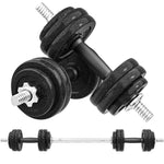 2-in-1 Adjustable Dumbbells Set, Dumbbells Set | 30kg | Grey