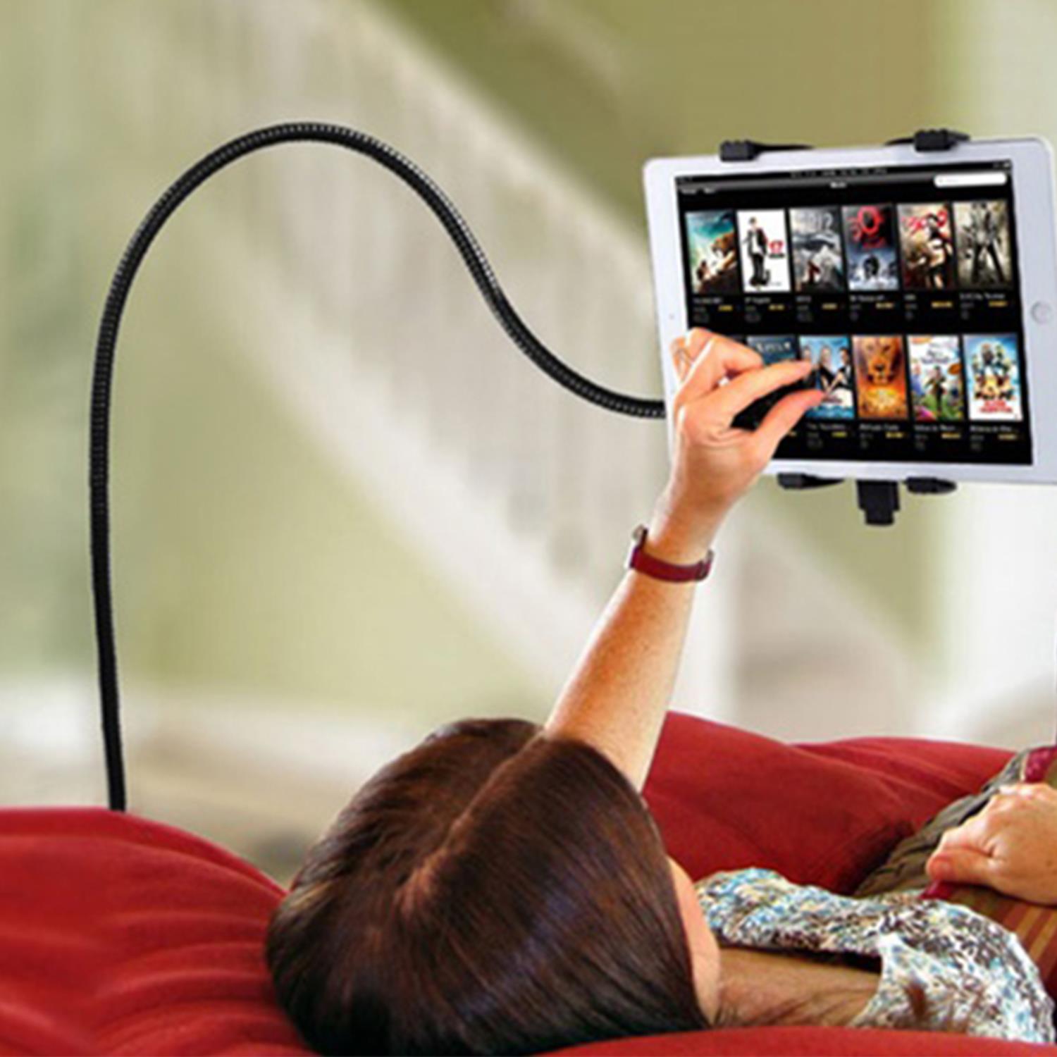 360 Degree Clamp Tablet Holder For Smart Devices | Blue