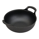 25cm/27cm/30cm Dia Cast Iron Wok With Dual Handles | Small