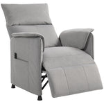 Electric Reclining Chair W/ Remote, Power Recliner For Elderly | Grey