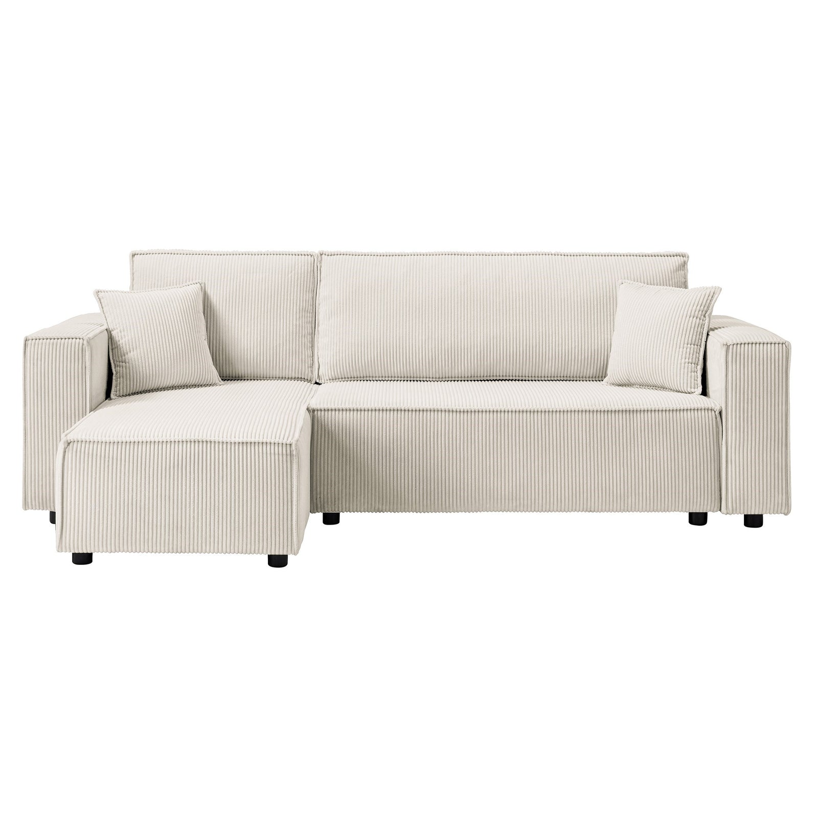 Hanna Reversible Corner Sofa With Sofa Bed | Corner | Cream
