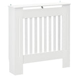 Radiator Cover Wooden Cabinet Vertical Slatted Vent Mdf