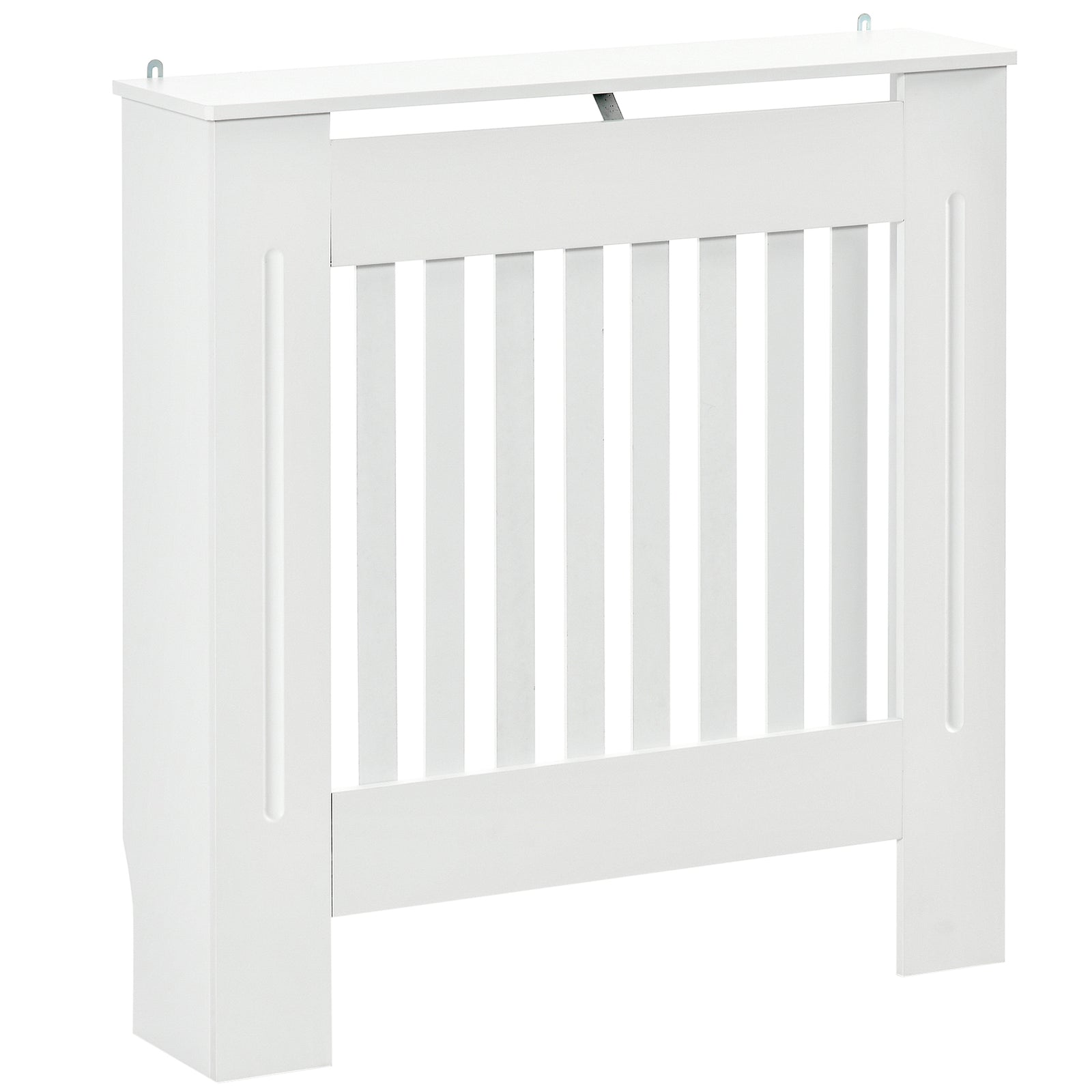 Radiator Cover Wooden Cabinet Vertical Slatted Vent Mdf