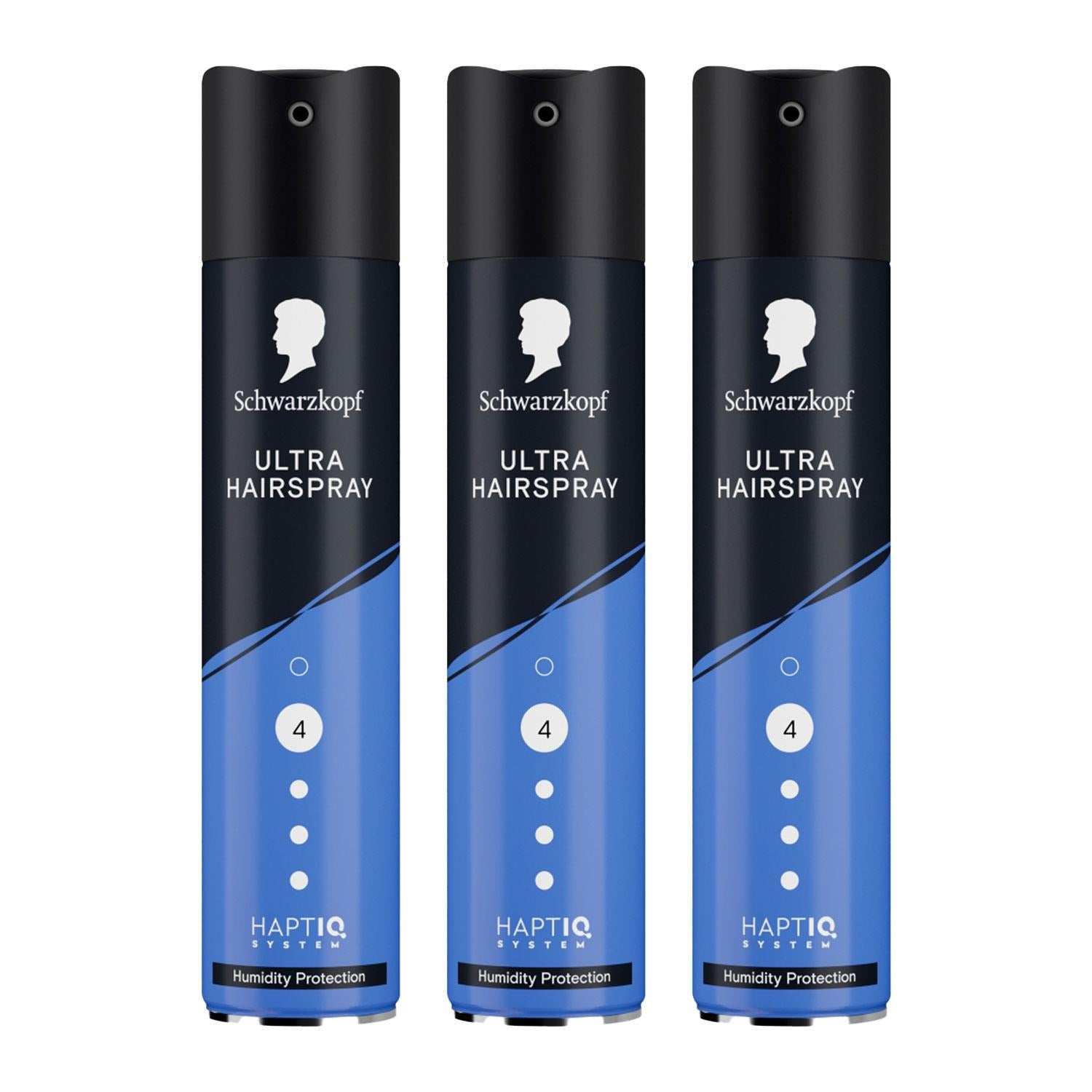 Hair Spray Ultra Hl4, 250ml, 3 Pack