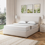 Bethany Fabric Ottoman Bed Frame | King | Beige