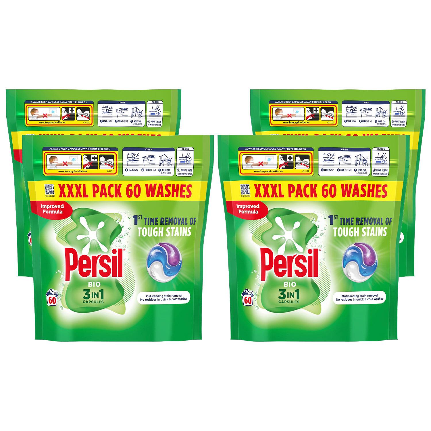 Xxxl 3in1 Laundry Washing Capsules Bio W/ Lasting Freshness | Set-of-4