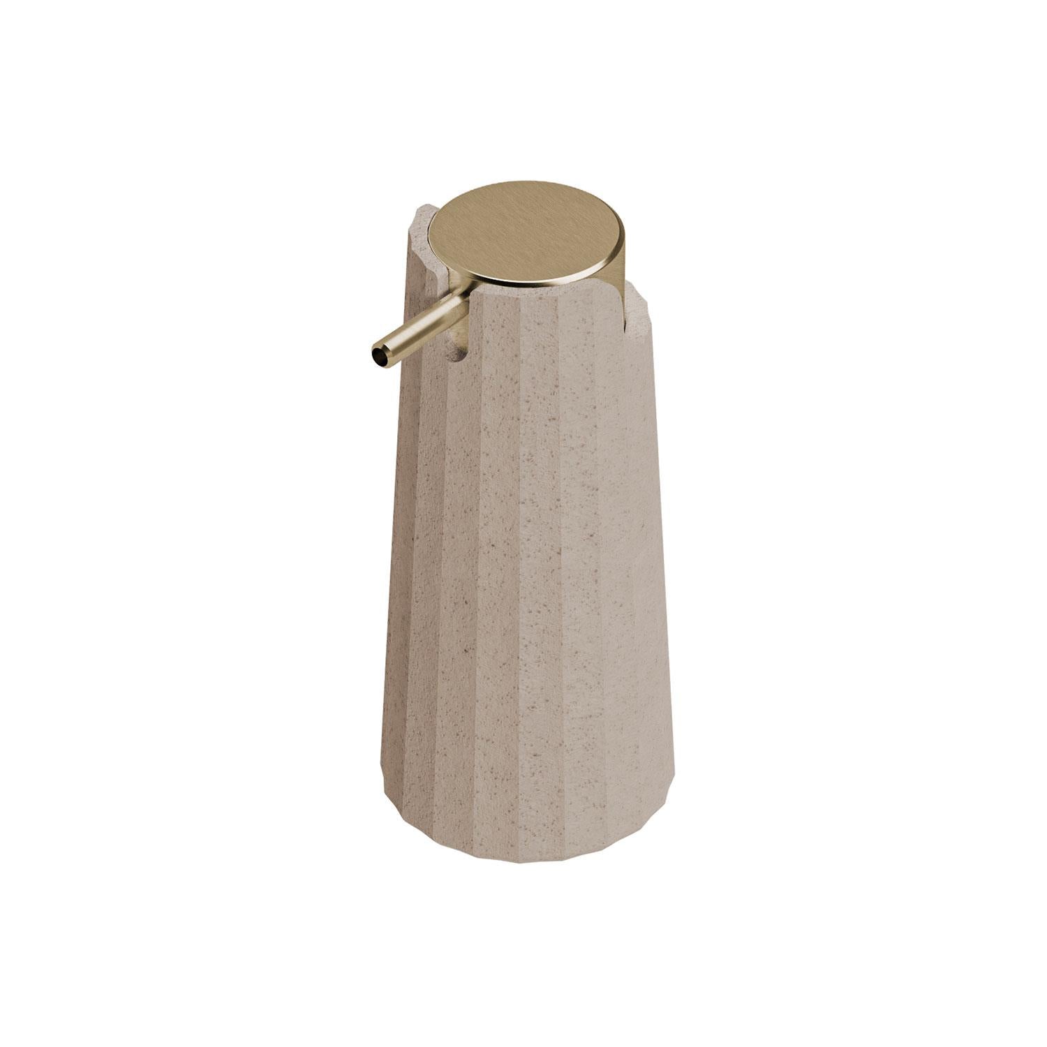 Soap Dispenser, 200ml Beige, Recycled Materials, Avenir Collection