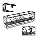 Elegant Wall-mounted Wine Glass Rack For Upside Down Goblet And Bottle Storage