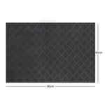 Eco Rubber Doormat | 90cm x 60cm | Black