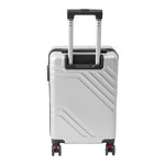 20"suitcase With Combination Lock | White