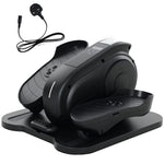 Under Desk Elliptical Machine Pedal Exerciser W/ 10 Speeds | Black