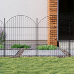 Breeins 10pcs Metal Garden Fences