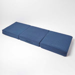 Cotton Orthopaedic Foam 3 Seater Booster Cushion | 50cm x 150cm | Navy Blue