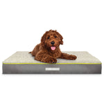 Grey Small To Xxl Dog Beds Orthopaedic Extra Large Flat Crate Pet Mattress, Removable Washable Cover | 89cm | Grey